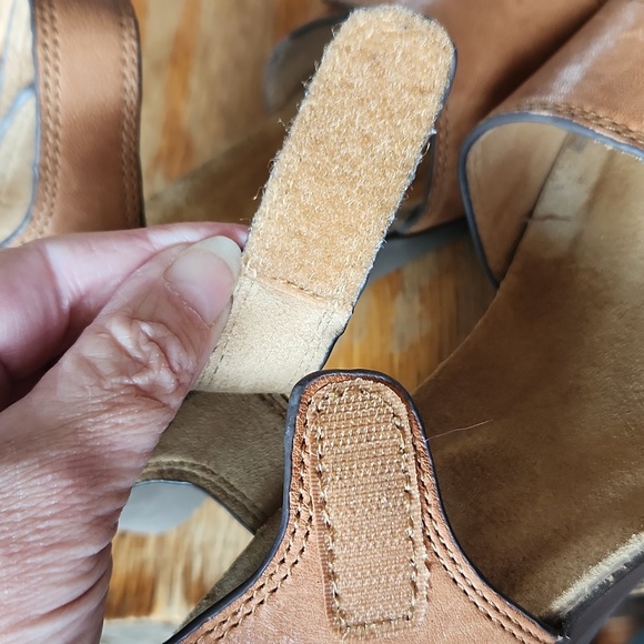 Comfortiva Pillowtop Wedge Sandals dz 10 M Tan - Picture 12 of 16